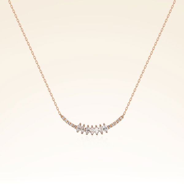 0,19 Karat Pırlantalı Markiz Trend Kolye - Pare Pırlanta