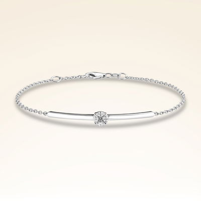 0,19 Karat Pırlantalı Trend Bileklik - Pare Pırlanta