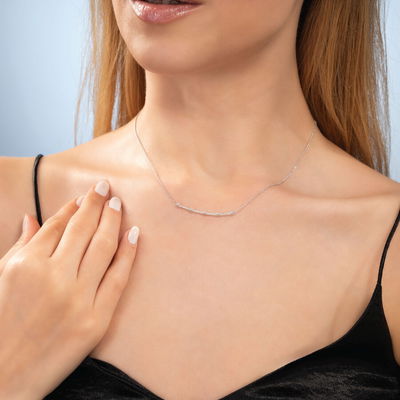 0,19 Karat Pırlantalı Trend Kolyeler - Pare Pırlanta