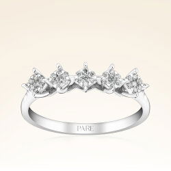 0,20 Karat Coronet Beştaş Pırlanta Yüzük - 1