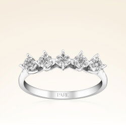 0,20 Karat Coronet Beştaş Pırlanta Yüzük - 1