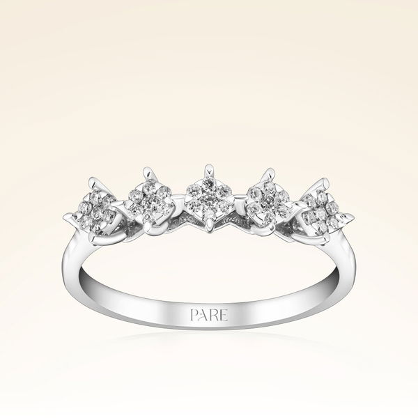 0,20 Karat Coronet Beştaş Pırlanta Yüzük - Pare Pırlanta