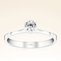 0,20 Karat Tektaş Pırlanta Yüzük - 1