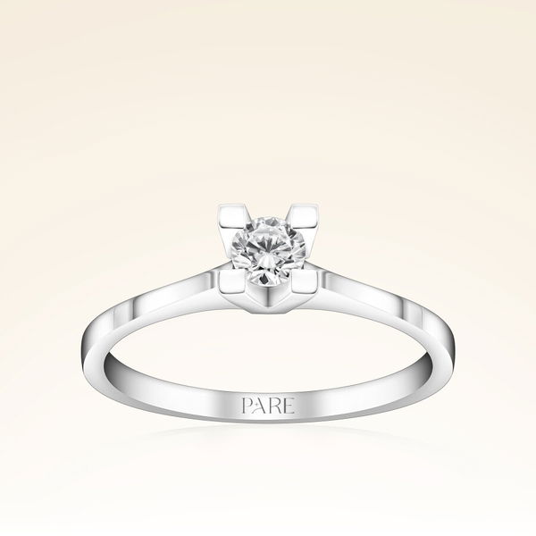 0,20 Karat Tektaş Pırlanta Yüzük - Pare Pırlanta