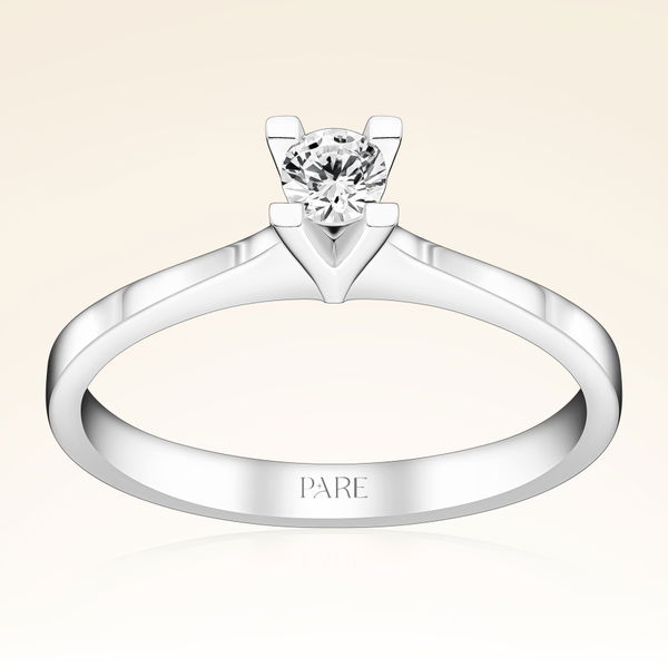 0,20 Karat Tektaş Pırlanta Yüzük - Pare Pırlanta