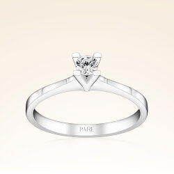 0,20 Karat Tektaş Pırlanta Yüzük - 1