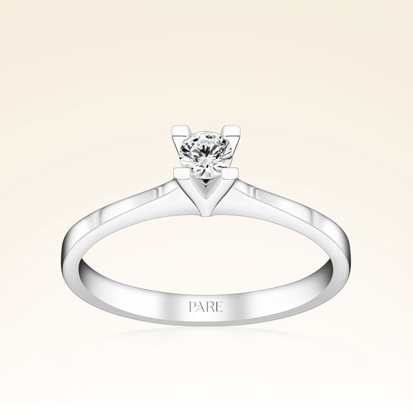 0,20 Karat Tektaş Pırlanta Yüzük - Pare Pırlanta