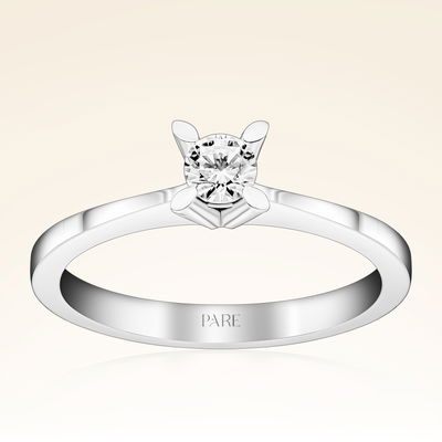 0,20 Karat Tektaş Pırlanta Yüzük - Pare Pırlanta
