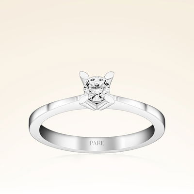 0,20 Karat Tektaş Pırlanta Yüzük - Pare Pırlanta