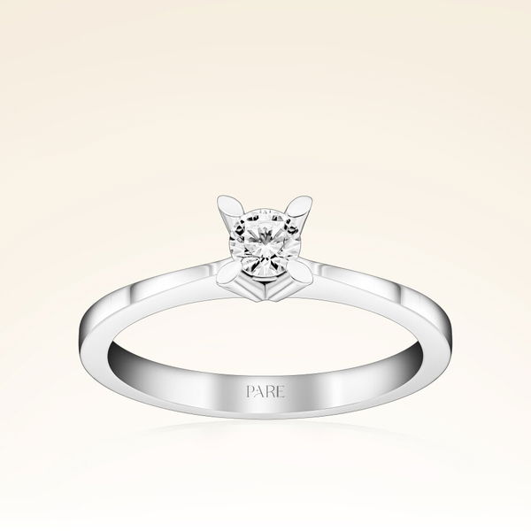 0,20 Karat Tektaş Pırlanta Yüzük - Pare Pırlanta