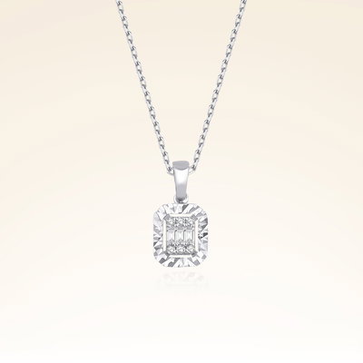 0,20 Karat Pırlantalı Baget Set - Pare Pırlanta