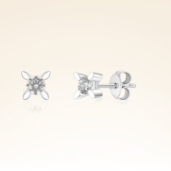 0,20 Karat Tektaş Pırlanta Küpe - PR00456 - 1