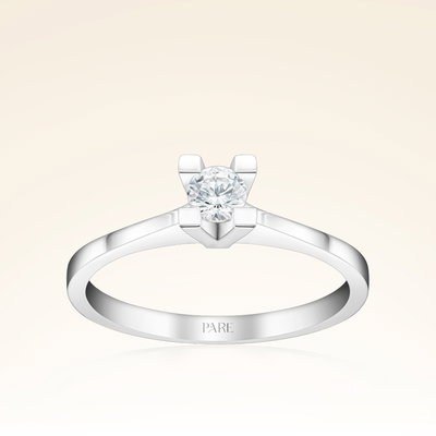 0,20 Karat Tektaş Pırlanta Yüzük - Pare Pırlanta