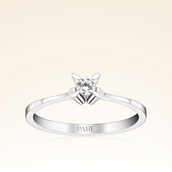 0,20 Karat Tektaş Pırlanta Yüzük - Pare Pırlanta