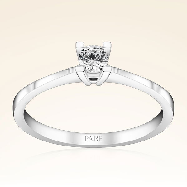 0,20 Karat Tektaş Pırlanta Yüzük - Pare Pırlanta