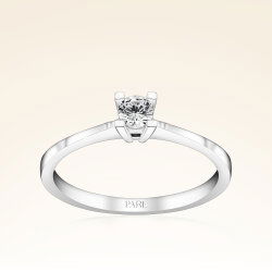 0,20 Karat Tektaş Pırlanta Yüzük - 1