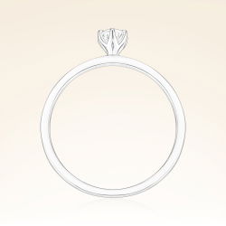 0,20 Karat Tektaş Pırlanta Yüzük - PR01158 - 3