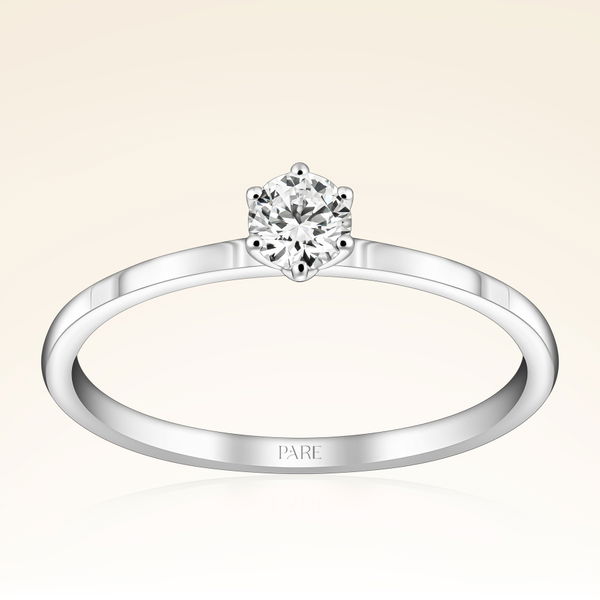 0,20 Karat Tektaş Pırlanta Yüzük - Pare Pırlanta