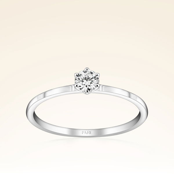 0,20 Karat Tektaş Pırlanta Yüzük - Pare Pırlanta
