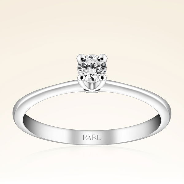 0,20 Karat Tektaş Pırlanta Yüzük - Pare Pırlanta