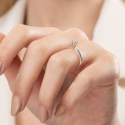 0,20 Karat Tektaş Pırlanta Yüzük - PR01161 - 6