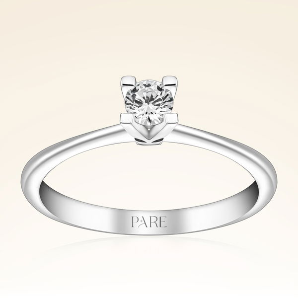 0,20 Karat Tektaş Pırlanta Yüzük - Pare Pırlanta