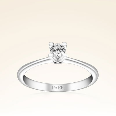 0,20 Karat Tektaş Pırlanta Yüzük - Pare Pırlanta