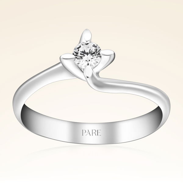 0,20 Karat Tektaş Pırlanta Yüzük - Pare Pırlanta