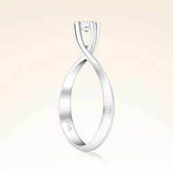 0,20 Karat Tektaş Pırlanta Yüzük - 2