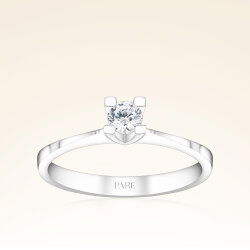 0,20 Karat Tektaş Pırlanta Yüzük - 1