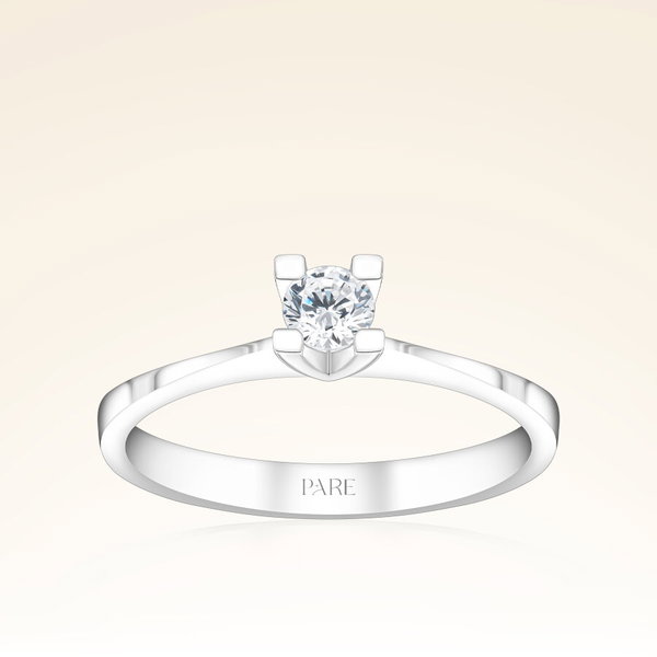 0,20 Karat Tektaş Pırlanta Yüzük - Pare Pırlanta