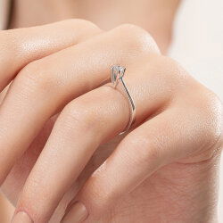 0,20 Karat Tektaş Pırlanta Yüzük - PR01251 - 7