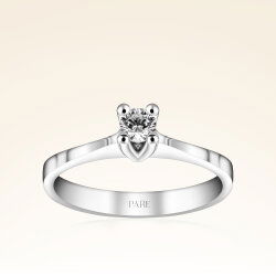 0,20 Karat Tektaş Pırlanta Yüzük - 1