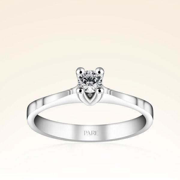 0,20 Karat Tektaş Pırlanta Yüzük - Pare Pırlanta