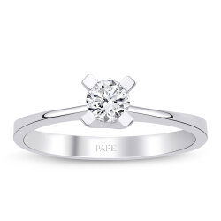 0,20 Karat Tektaş Pırlanta Yüzük - PR01259 - 1