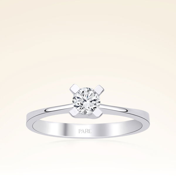 0,20 Karat Tektaş Pırlanta Yüzük - Pare Pırlanta
