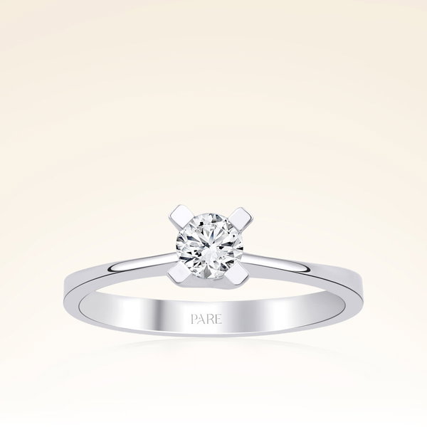 0,20 Karat Tektaş Pırlanta Yüzük - Pare Pırlanta
