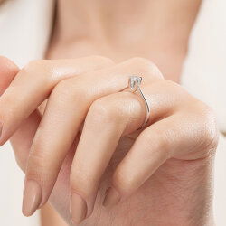 0,20 Karat Tektaş Pırlanta Yüzük - PR01263 - 6