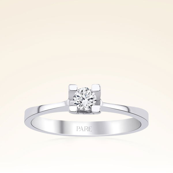 0,20 Karat Tektaş Pırlanta Yüzük - Pare Pırlanta