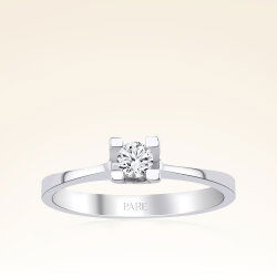 0,20 Karat Tektaş Pırlanta Yüzük - 1