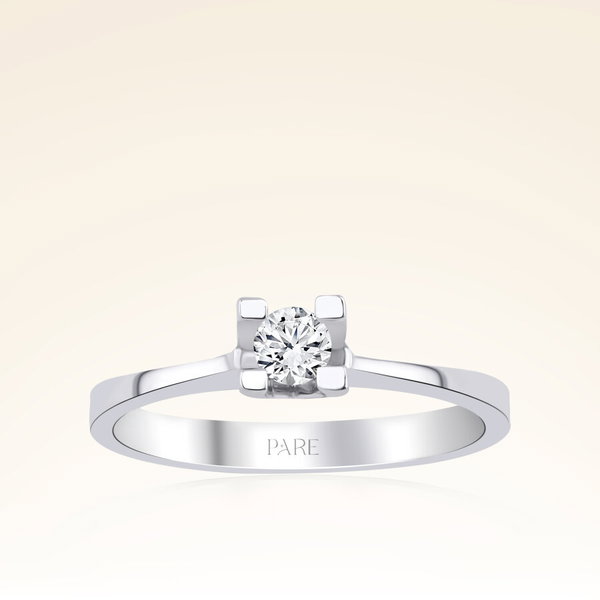 0,20 Karat Tektaş Pırlanta Yüzük - Pare Pırlanta