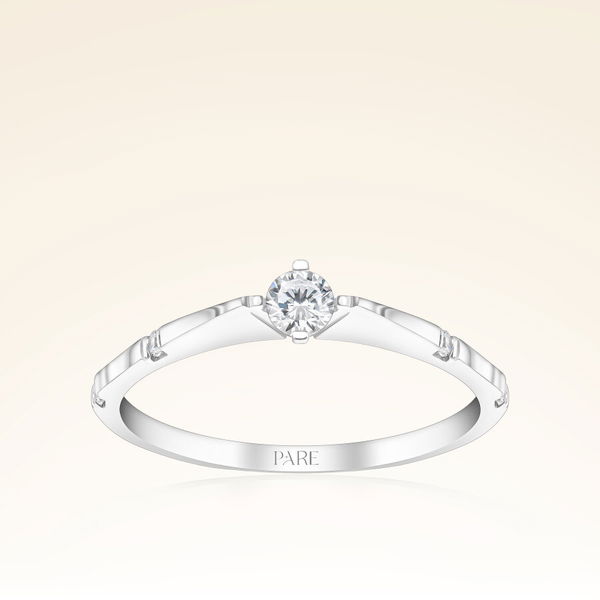 0,20 Karat Tektaş Pırlanta Yüzük - Pare Pırlanta