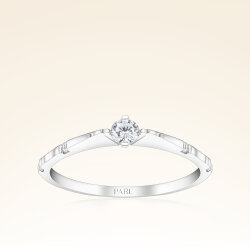 0,20 Karat Tektaş Pırlanta Yüzük - 1