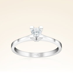 0,20 Karat Tektaş Pırlanta Yüzük - 1