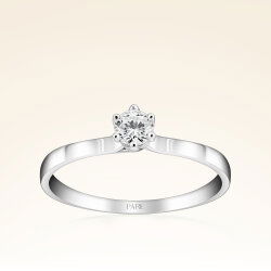 0,20 Karat Tektaş Pırlanta Yüzük - 1