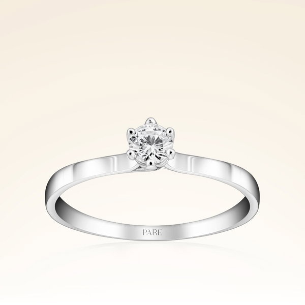 0,20 Karat Tektaş Pırlanta Yüzük - Pare Pırlanta