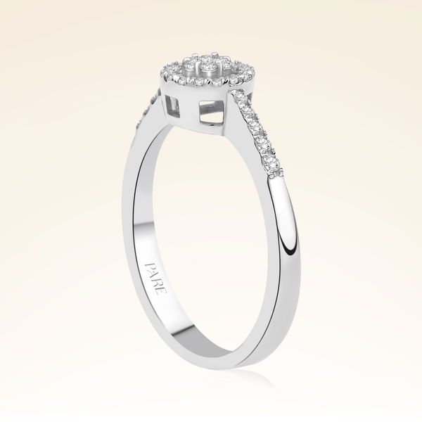 0,21 Karat Fantezi Pırlanta Yüzük - Pare Pırlanta