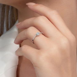 0,21 Karat Fantezi Pırlanta Yüzük - PR00351 - 4