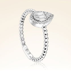 0,21 Karat Baget Pırlanta Yüzük - 2