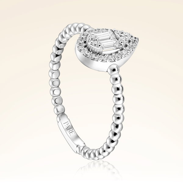 0,21 Karat Baget Pırlanta Yüzük - Pare Pırlanta